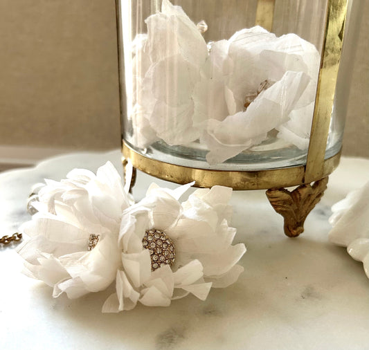 Handcrafted Millinery Silk Flowers: The Couture Art Behind LAFORET Bridal Headpieces