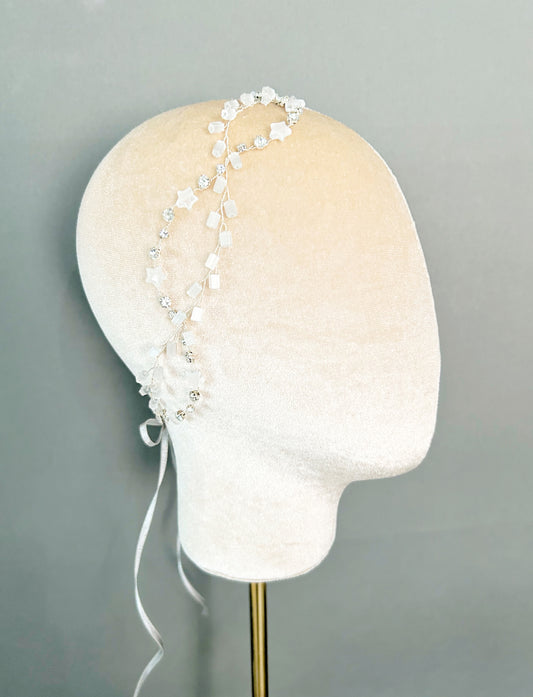 The Étoile – Star Crystal Wedding Hair Vine