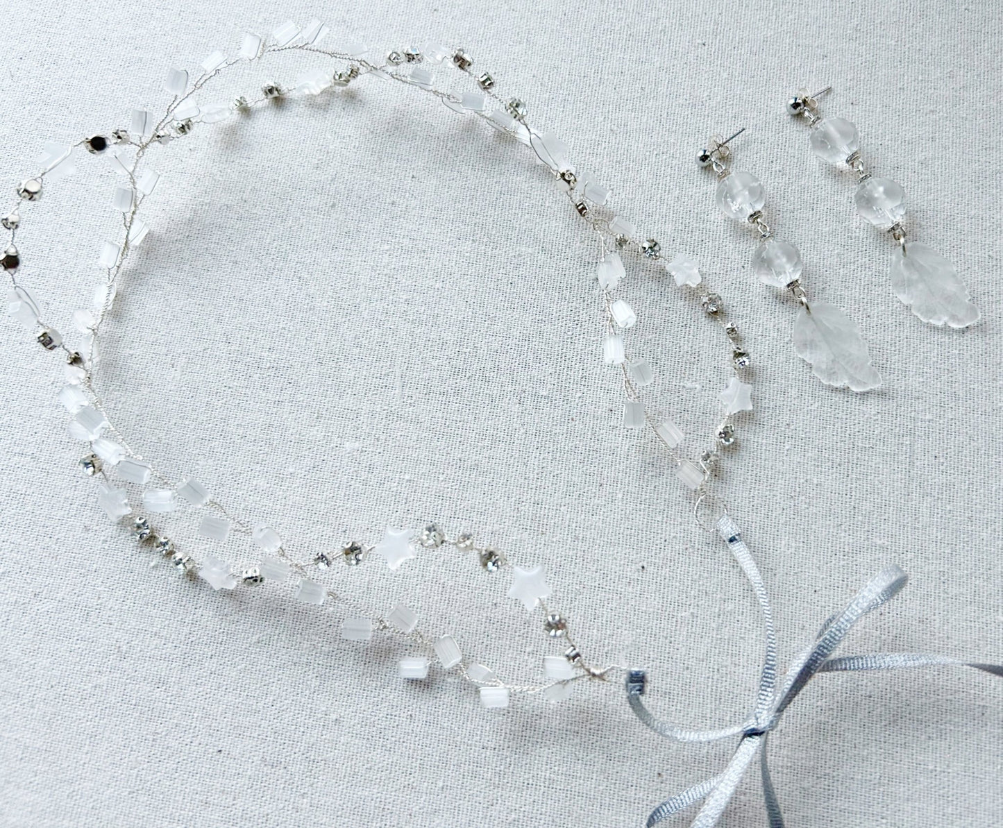 The Étoile – Star Crystal Wedding Hair Vine